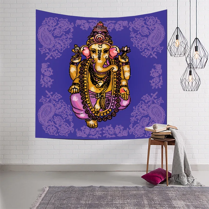 

Home Decor Indian Elephant Style Paisley Yoga mat sleeping pad Wall Hanging Gobelin Art Crafts Beach Throw Yoga Rug Tapestry