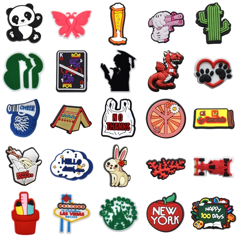 

Kids Para Pins Shoes Accessories Decorations for Croc Girl Boy Men Women Charm Gifts Shoe Charms Set Jeans Packs Wholesale Bulk