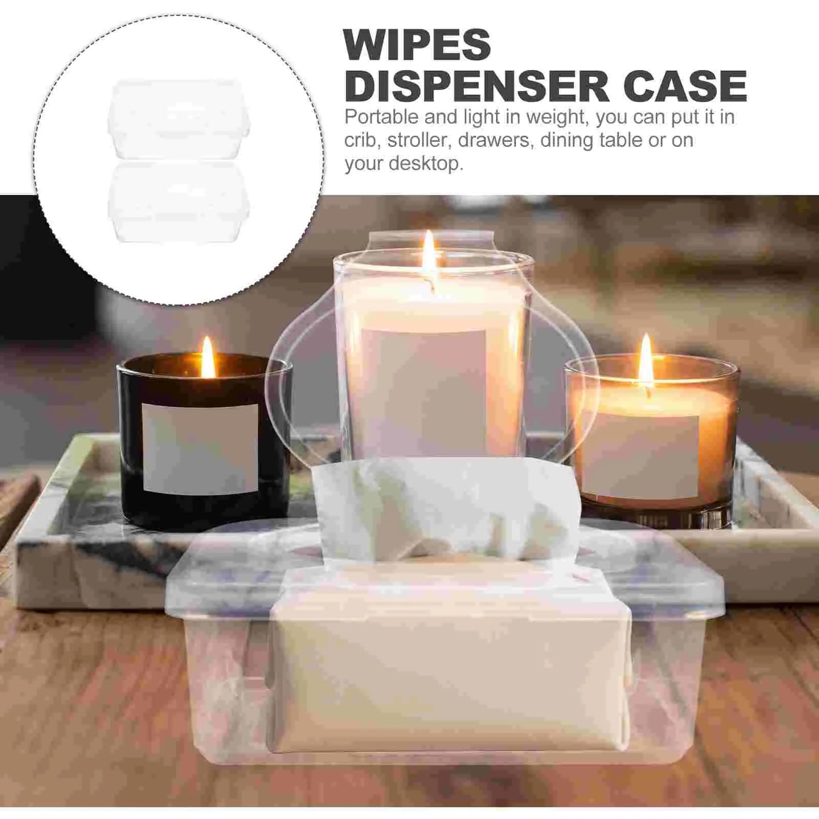 2 шт. коробка для детских салфеток контейнер подгузников чехол хранения