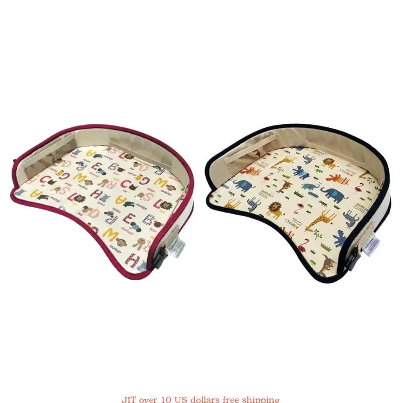 Красочный столик-поднос для занятий малышей туристический стол милые мультяшные