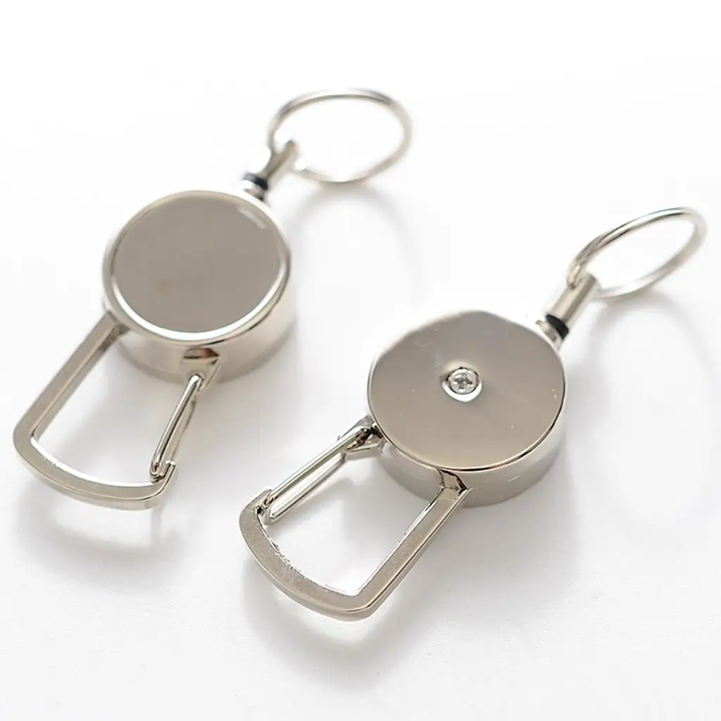 

Telescopic Keychain Anti- Retractable Clasp Key Hanger Buckle