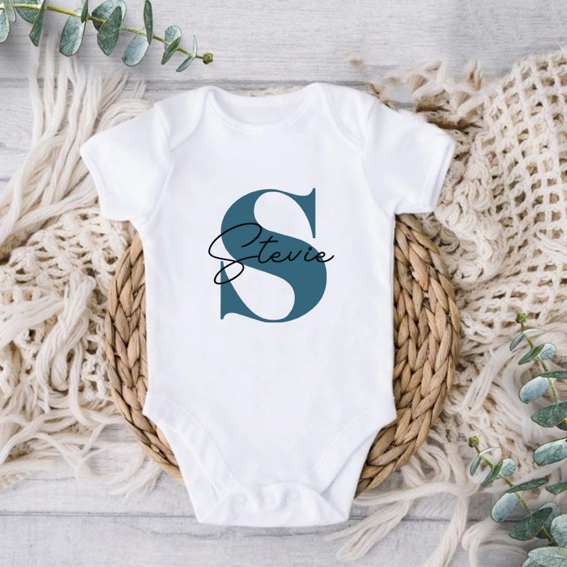 

Персонализированный Детский комбинезон для девочек, Детский комбинезон с именем для мальчиков, подарок для будущей матери, домашняя одежда