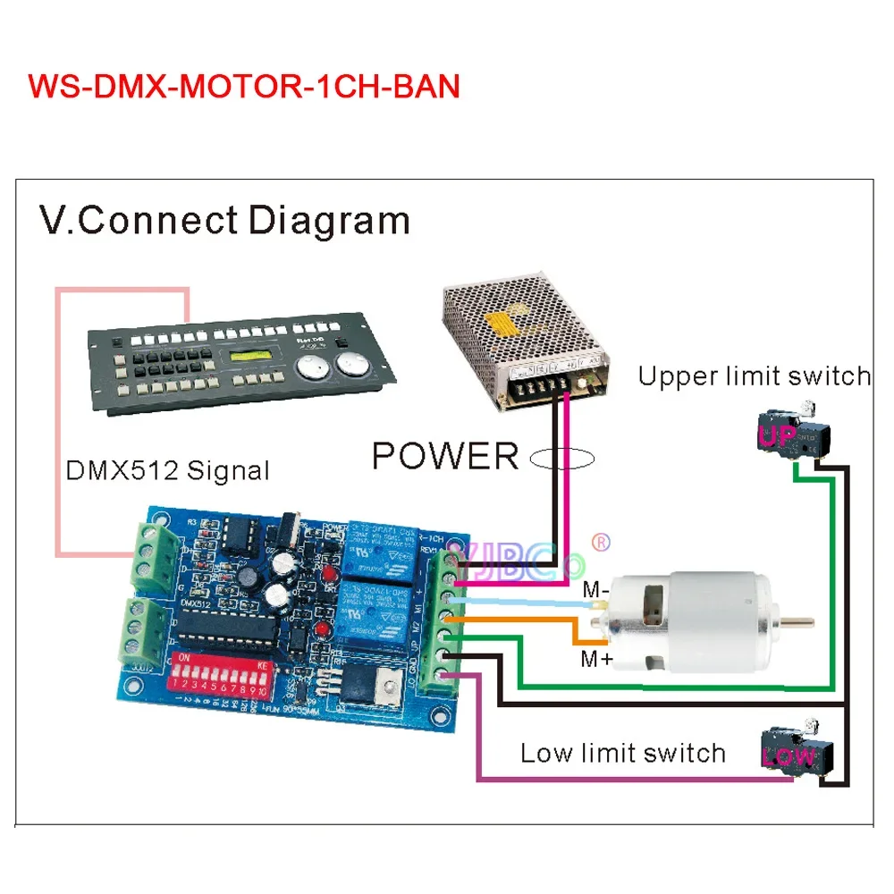 6-36 В 12 24 светодиодный декодер DMX512 реле-переключатель контроллер диммера