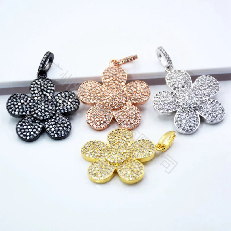 Винтажный металлический кулон с пятью листами аксессуар для ожерелья античное