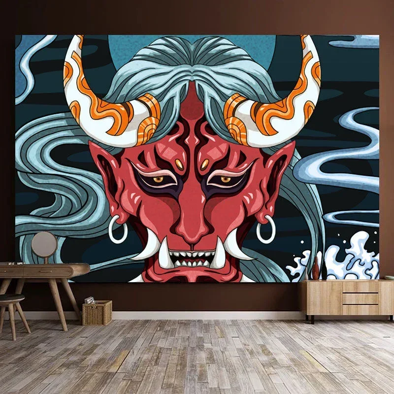 Японское украшение подростковый индийский аниме Декор для комнаты гобелен