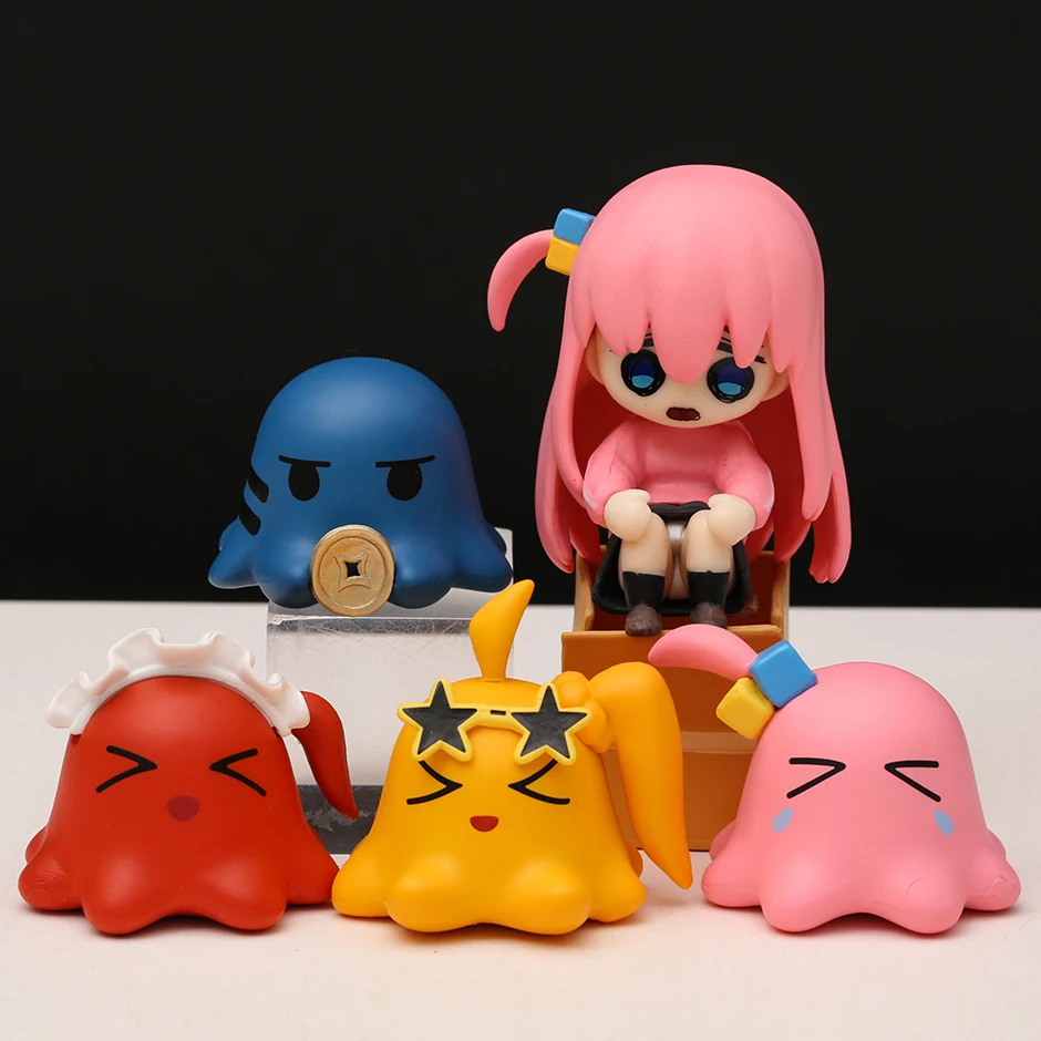 

Набор из 5,5-9 см бочи-рок! Hitori Goto аниме Q версия ПВХ Фигурки игрушки куклы подарок