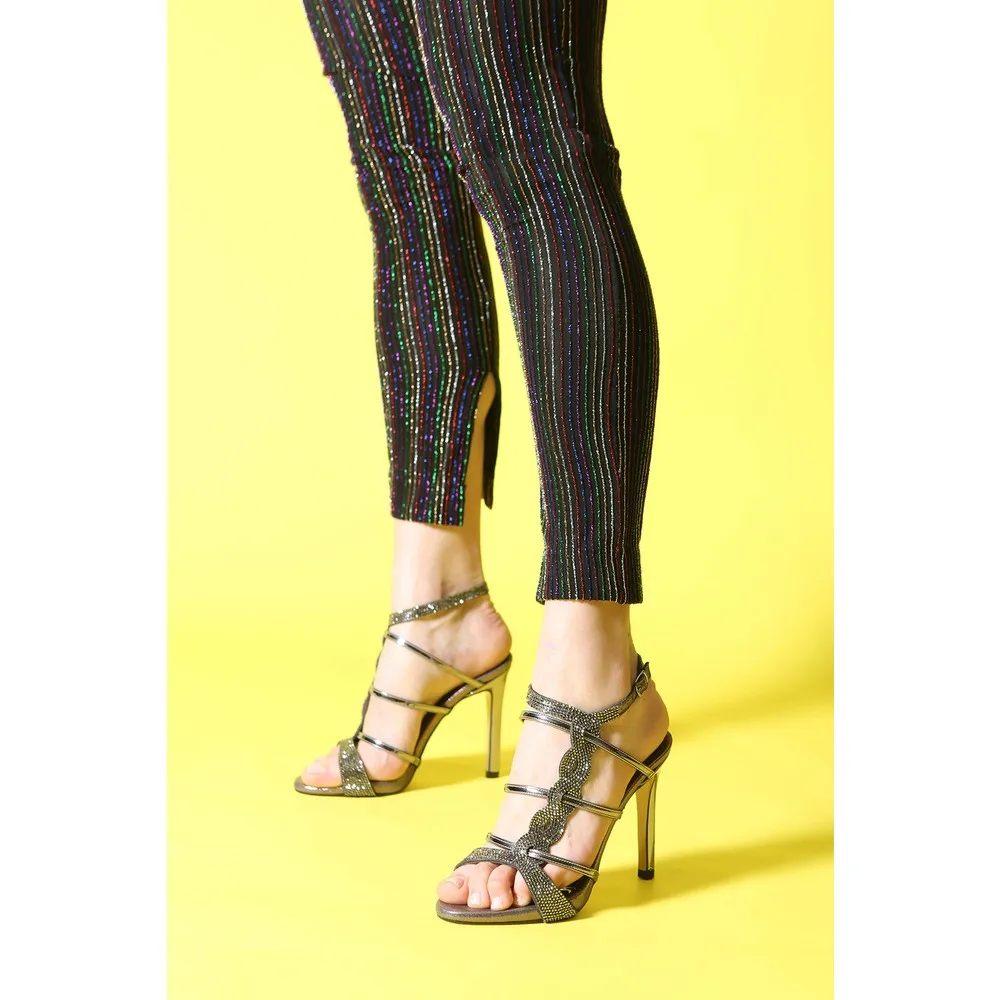 

Dorlie Gemstone Mirrored Heel Outdoor Zenne