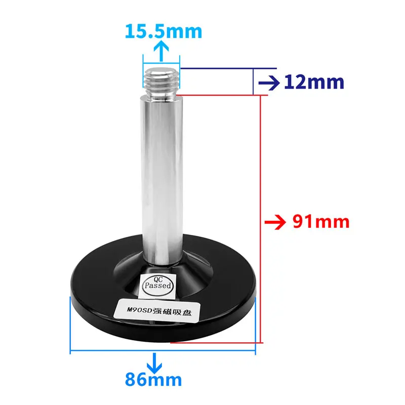 

M90SD Magnet Base 86mm Mounting With Prism Antenna Adapter 5/8x11 Thread High-Precision Measurement Type For GPS RTK GNSS