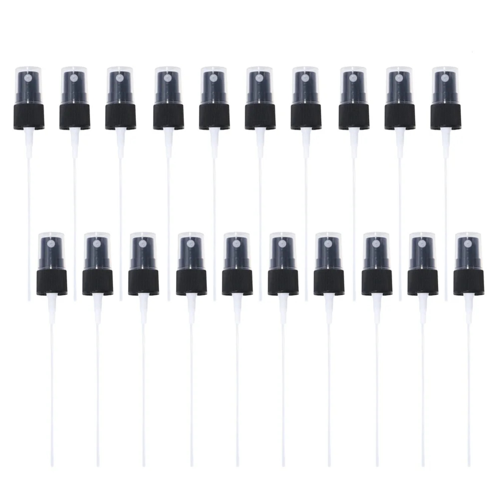 

20Pcs Portable Spary Bottle Pump Perfume Spray Head Mist Sprayer Replacement Spray Head Black (18 Caliber) Arab