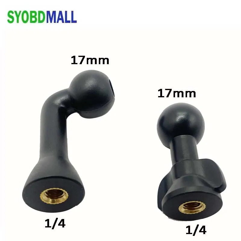 Шариковая головка 17 мм на кронштейн с гайкой 1/4 для прямой трансляции поддержка