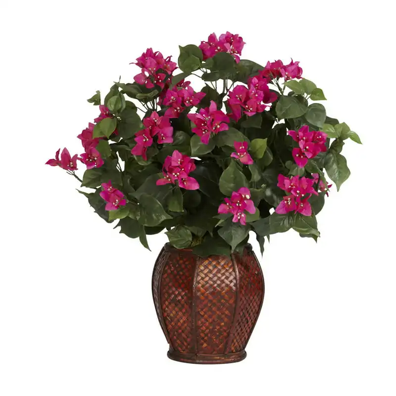 

24.5" Bougainvillea with Vase Artificial Plant,