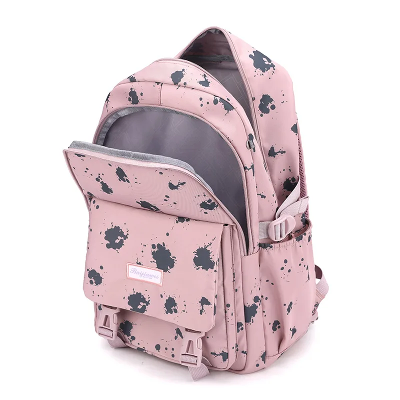 Korean Fashion Schoolbag Female Middle School Student Junior High School Students College Backpack Children's Waterproof Comfort