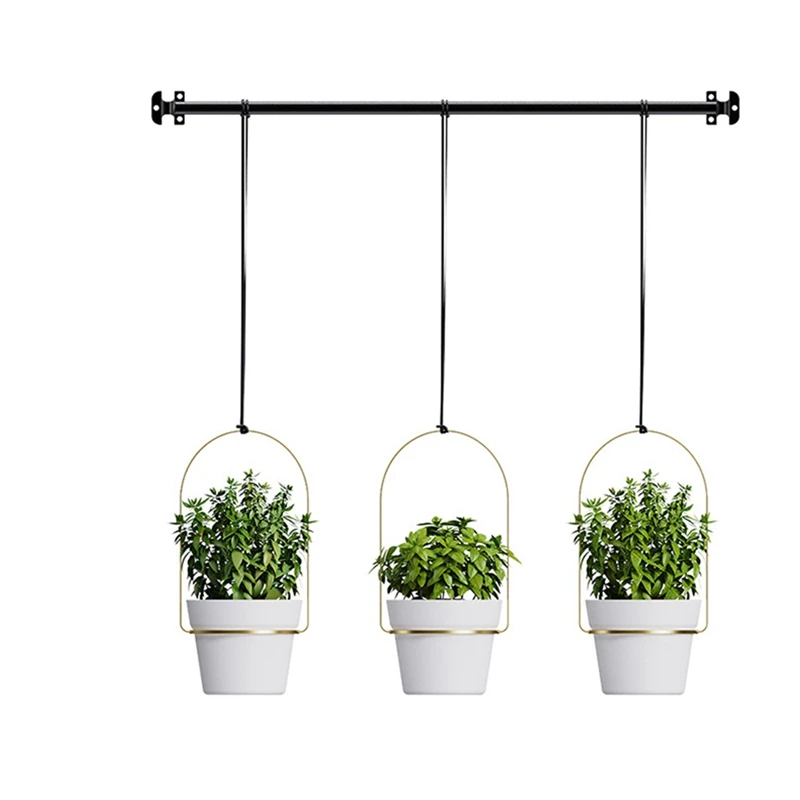 

Triflora Hanging Planters for Indoor Plants or Herbs