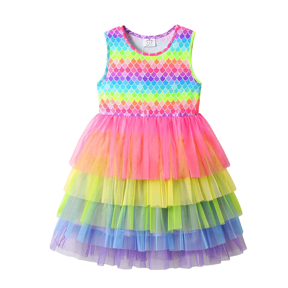 Детское платье-пачка с юбкой-годе на день рождения