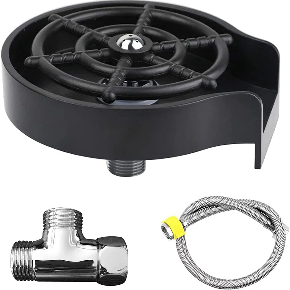 

Glass Rinser for Kitchen Sinks Automatic Cup Washer for Sink Fast Cleaning Faucet Bar Glass Rinser Kitchen Sink Sets