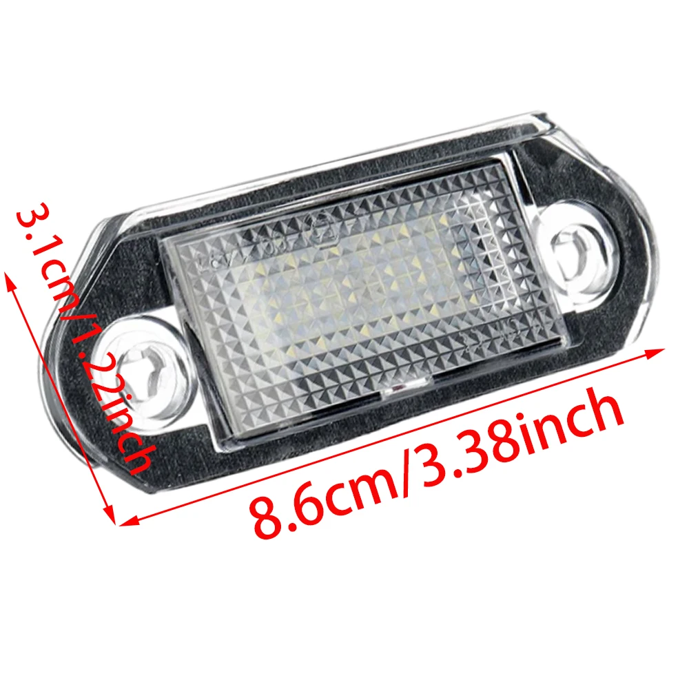 12 В 2 шт. светодиодные фонари номерного знака для VW Golf Vento A3 Gol и G2 Skoda Octavia I 1H 5943119