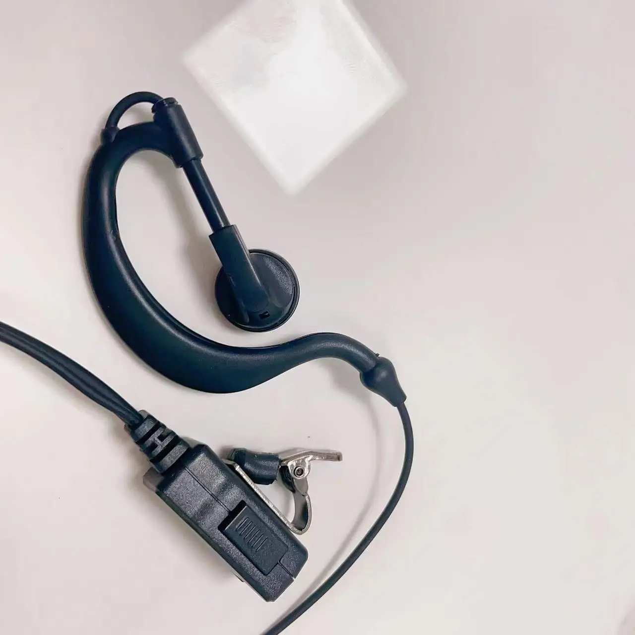 Фото Акустическая трубка Walkie Talkie Earpiece с микрофоном PTT 3,5 мм винтовая резьба гарнитура для Yaesu VX-6 VX-6R VX-7R FT-270 HX210 HX40 №5