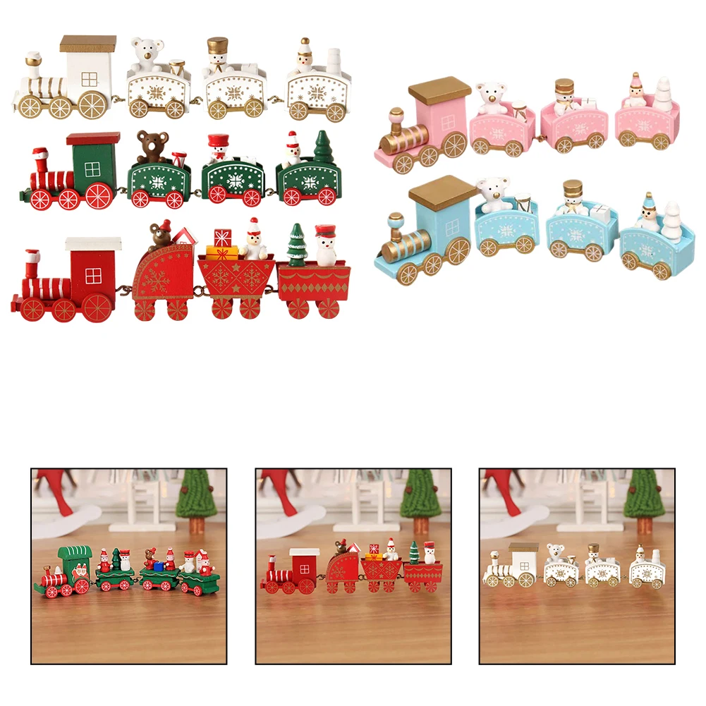 2024 Рождественский поезд украшение новогодние подарки рождественские украшения