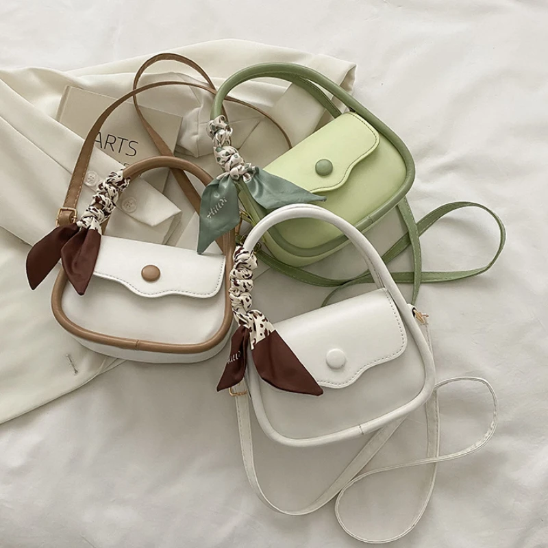 

Новинка 2022, женские модные маленькие кожаные сумки через плечо, женские кошельки через плечо, сумочки в модной сумке под подмышкой