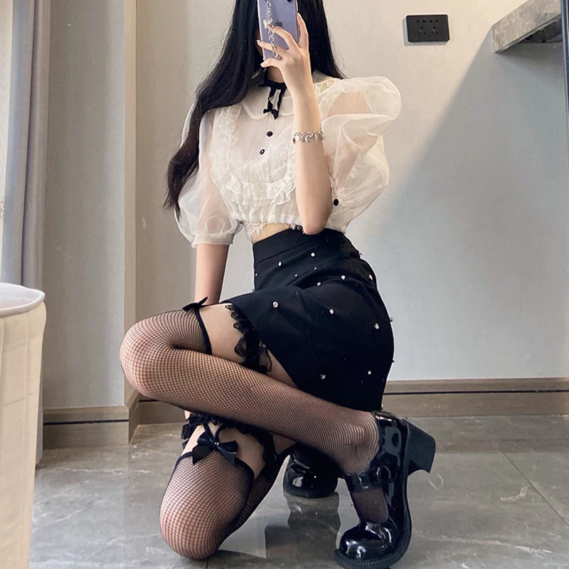 

Fishnet Stockings Sexy Lace Women Thigh High Stockings Nylon Over Knee Socks Lingerie Hosiery Women's Tights Pantyhose