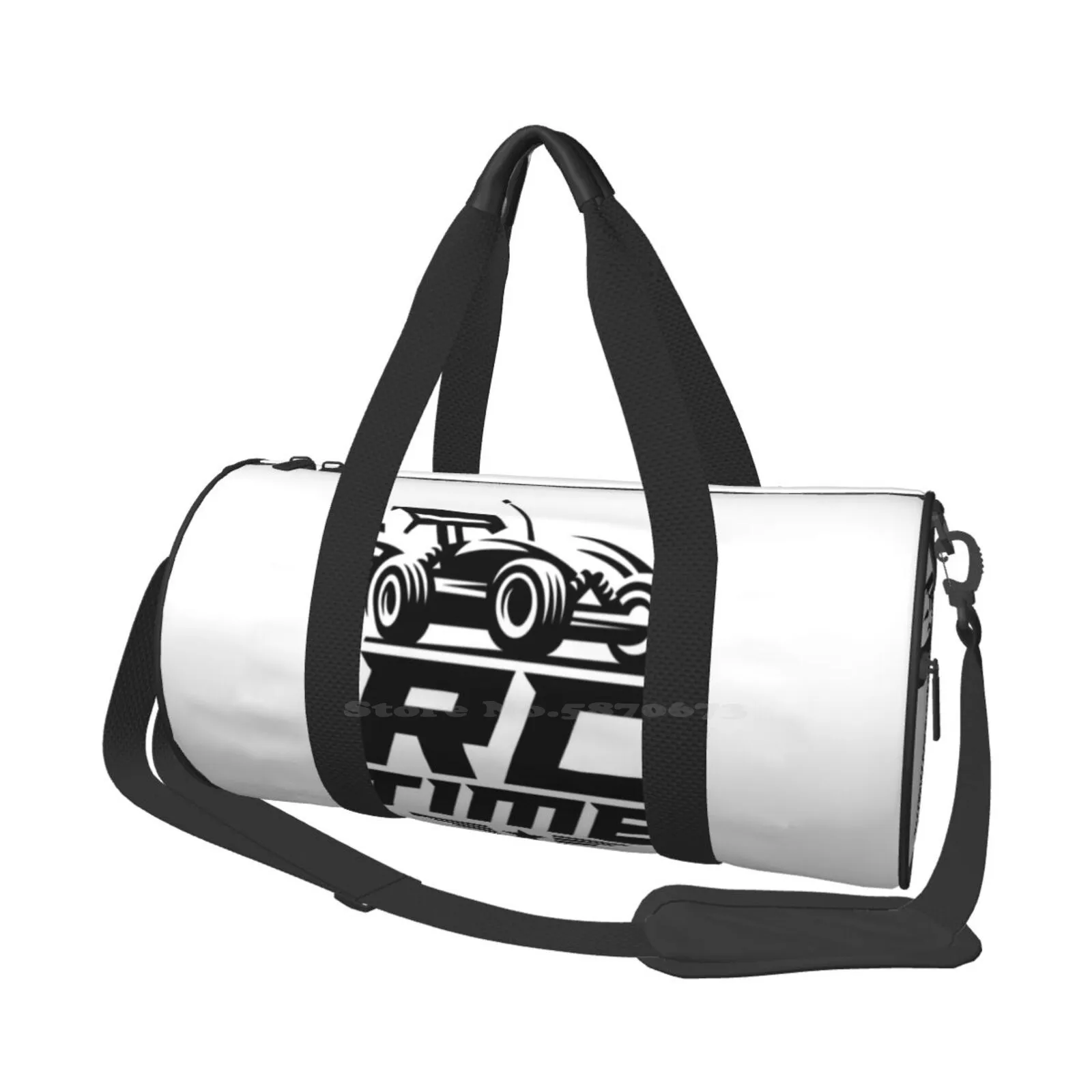 Rc Time Great For Remote Radio Control Driver Fan Racers Car Sports Buggy Shoulder Bag Shopping Storage Bags Satchel Men Women