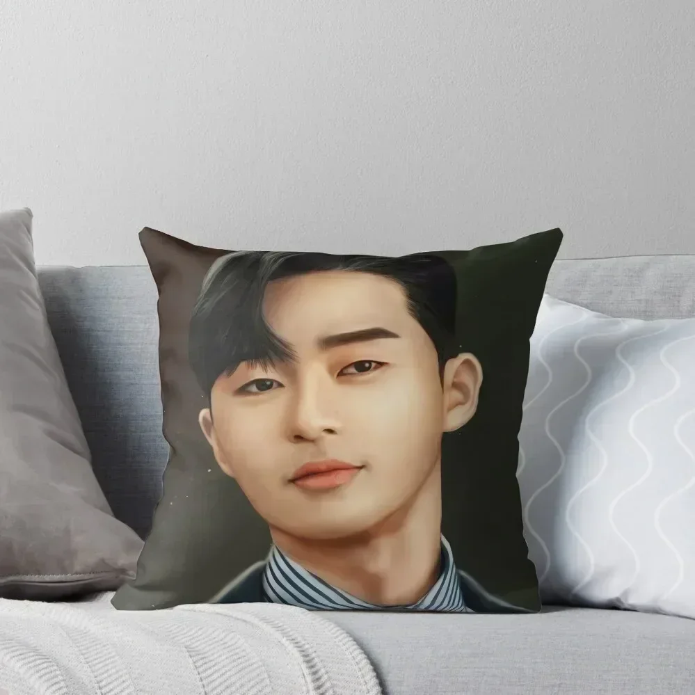Park Seo Joon Портрет Декоративная подушка Роскошные наволочки Предметы украшения