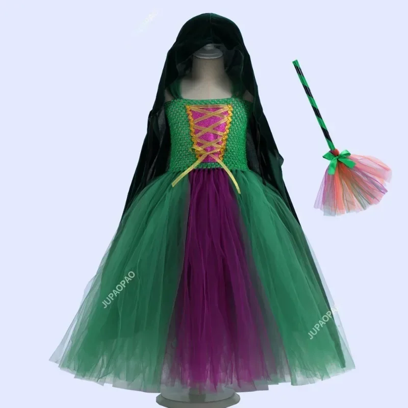 Женское платье с юбкой-пачкой короткое в виде ведьмы вампира на Хэллоуин