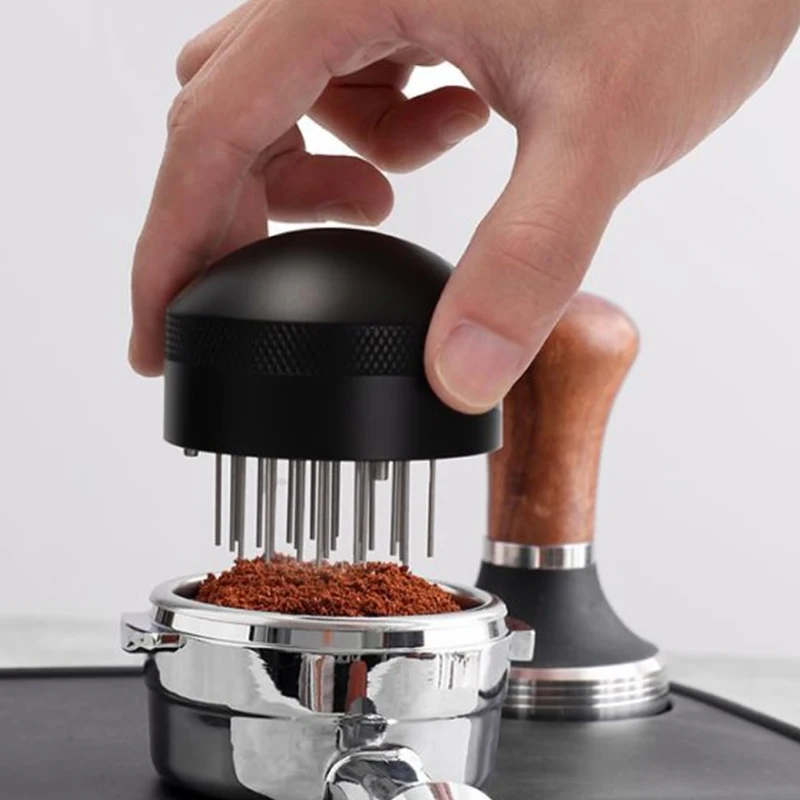 

51/53/58 мм распределитель игл для кофе, простой в использовании удобный чистящий Темпер из нержавеющей стали 304, игла для кофе, кофейная посуда