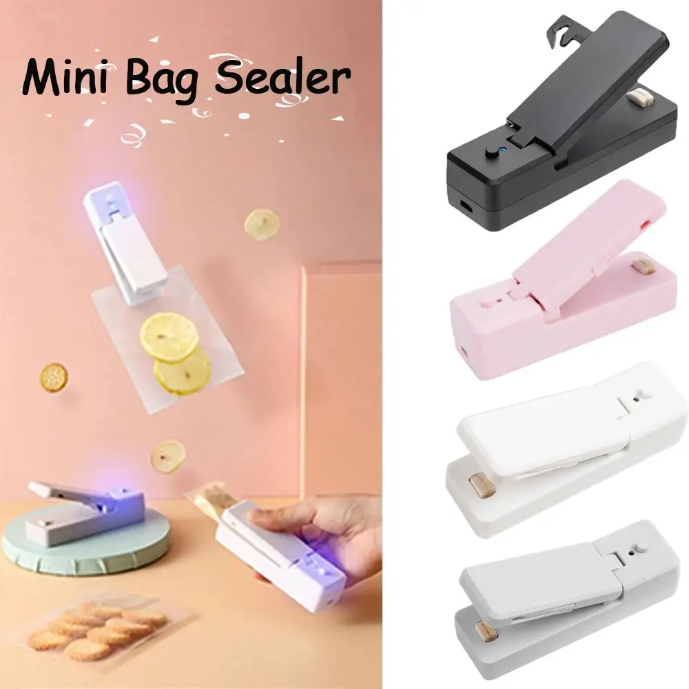 

Usb Rechargeable Food Storage Sealer&cutter Sealer Plastic Bag Mini Bag Sealer Thermoplastic Heat Sealer Vacuum Seal