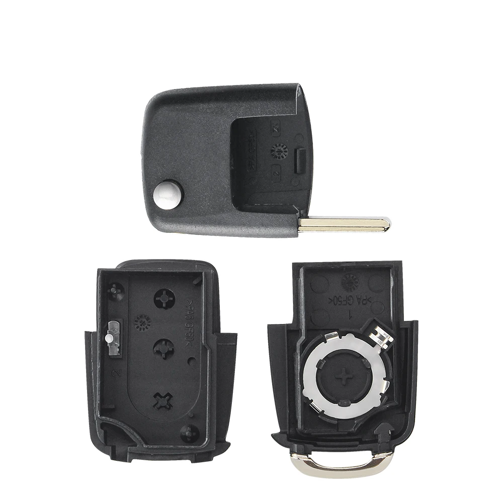 KEYYOU 10 шт./лот 2/3 кнопок флип Автомобильный Дистанционный ключ оболочка для Volkswagen VW