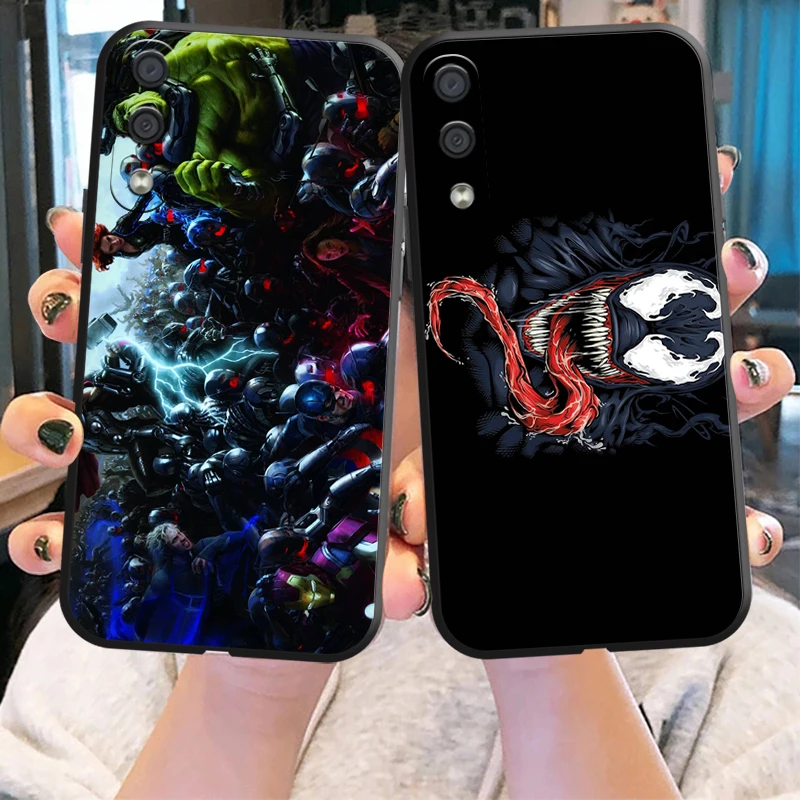 

Popular Marvel Phone Case For Samsung Galaxy S20 S20FE S20 Ulitra S21 S21FE S21 Plus S21 Ultra Liquid Silicon Carcasa Back