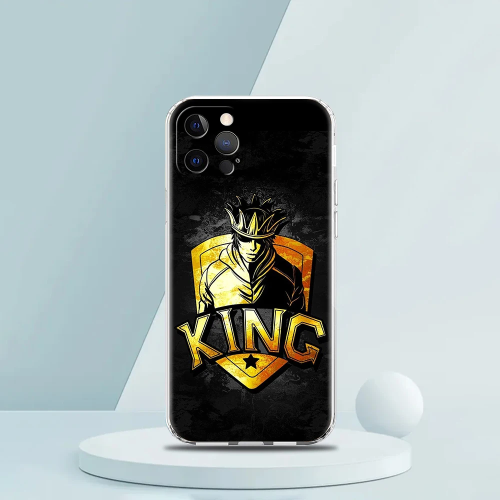 Корона король и королева прозрачный силиконовый чехол для телефона iPhone 15 14 13 12 11