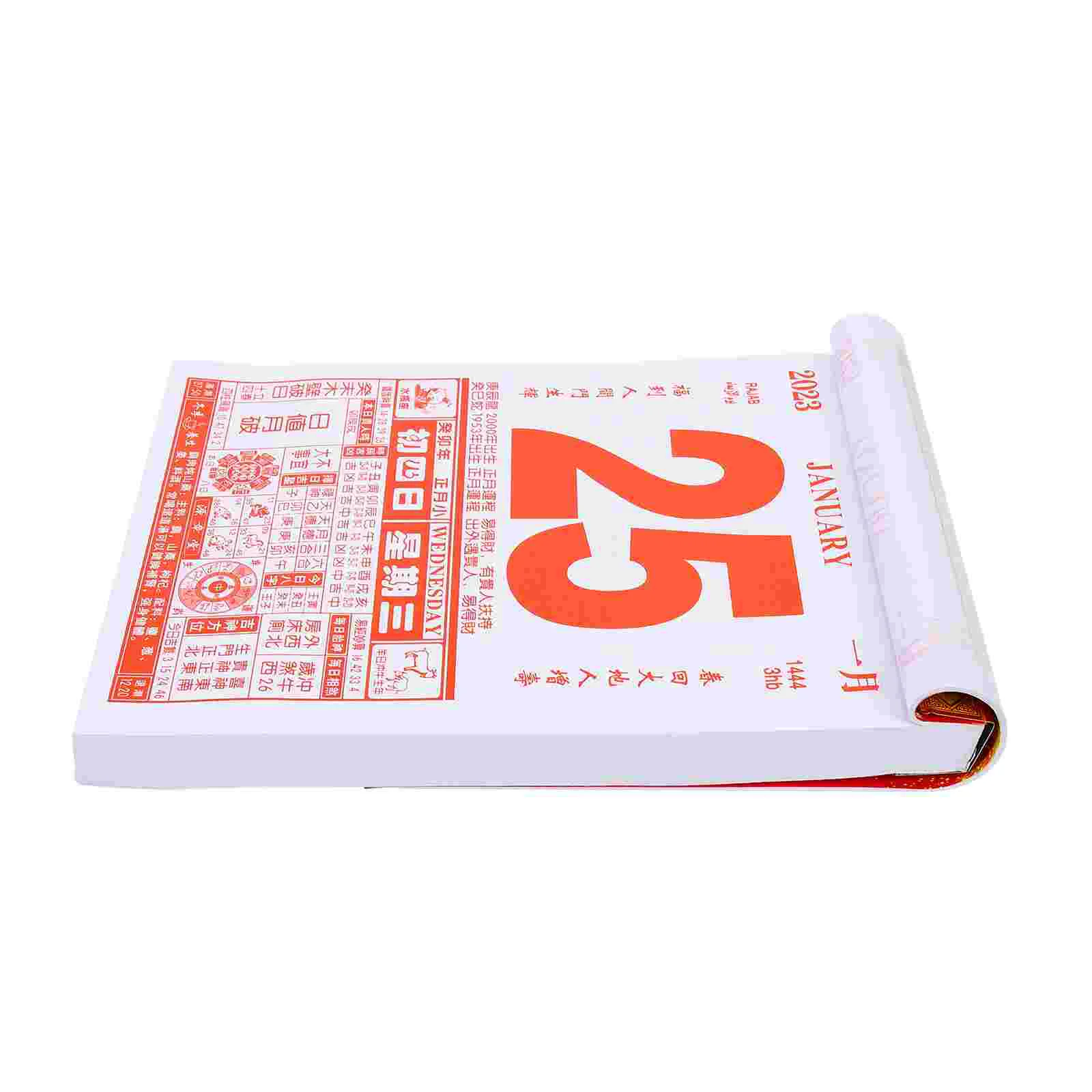 

Traditional Calendar Daily Lunar Calendar Room Hanging Calendar Office Supply
