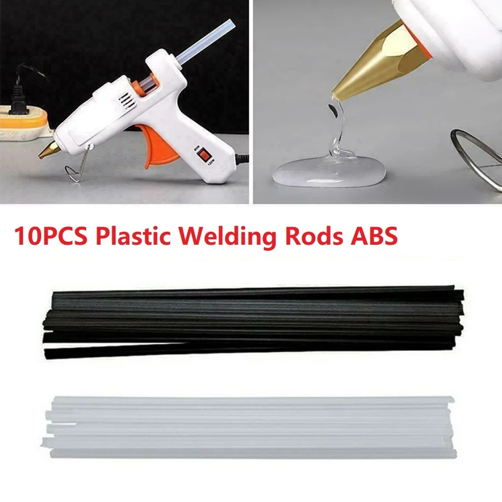 

10PCS ABS Plastic Welding Rods For Car Bumper Repair Hot Air Welder Machine Gun Welding Supplies 25cm