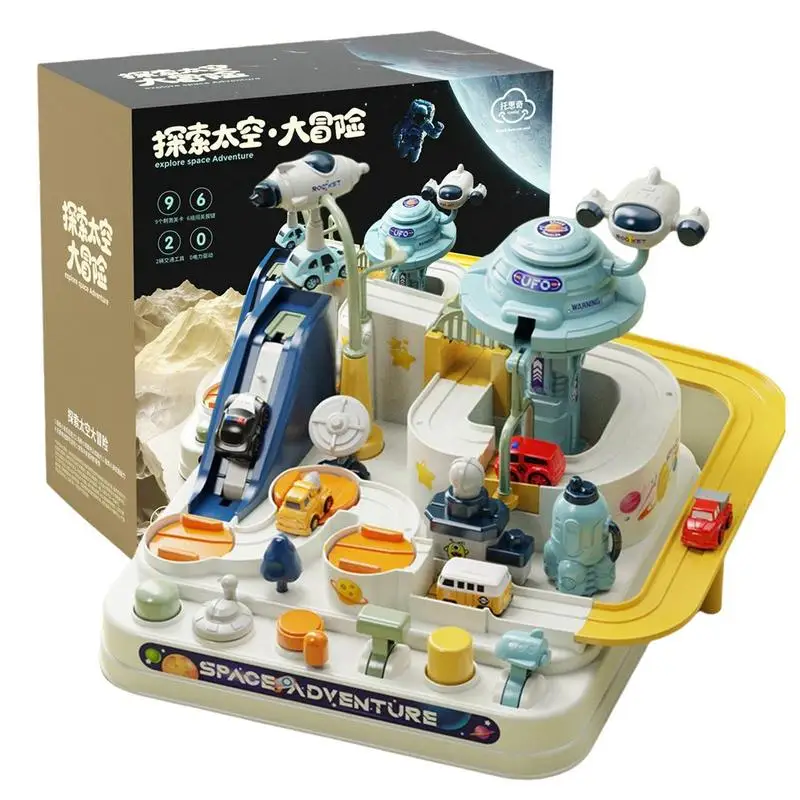 

Автомобильный трек для малышей, детский игровой автомобильный трек, простой в сборке, развивающие игрушки, автомобильный трек, игрушка для ...