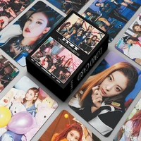55pcsset kpop itzy voltage lomo card album photocards crazy in love postcards girls photo print cards fans gift