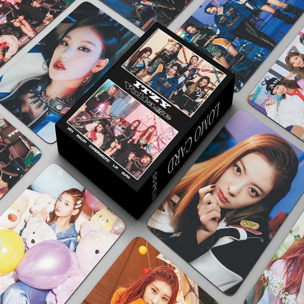 54 шт./компл. Kpop ITZY двойная Фотокарта Новый Ablum 2022 Корея открытка ЛОМО открытки