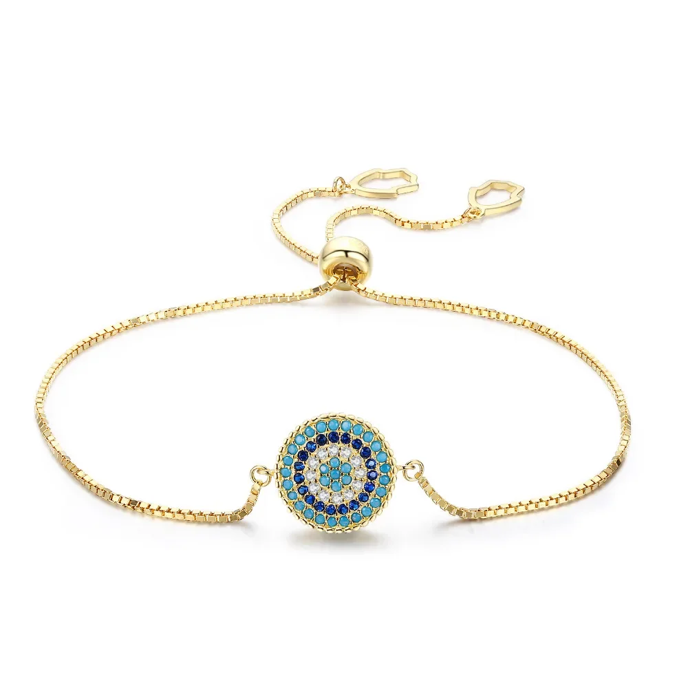 KALETINE серебряный браслет с фианитом индейка удача Хамса от дурного глаза