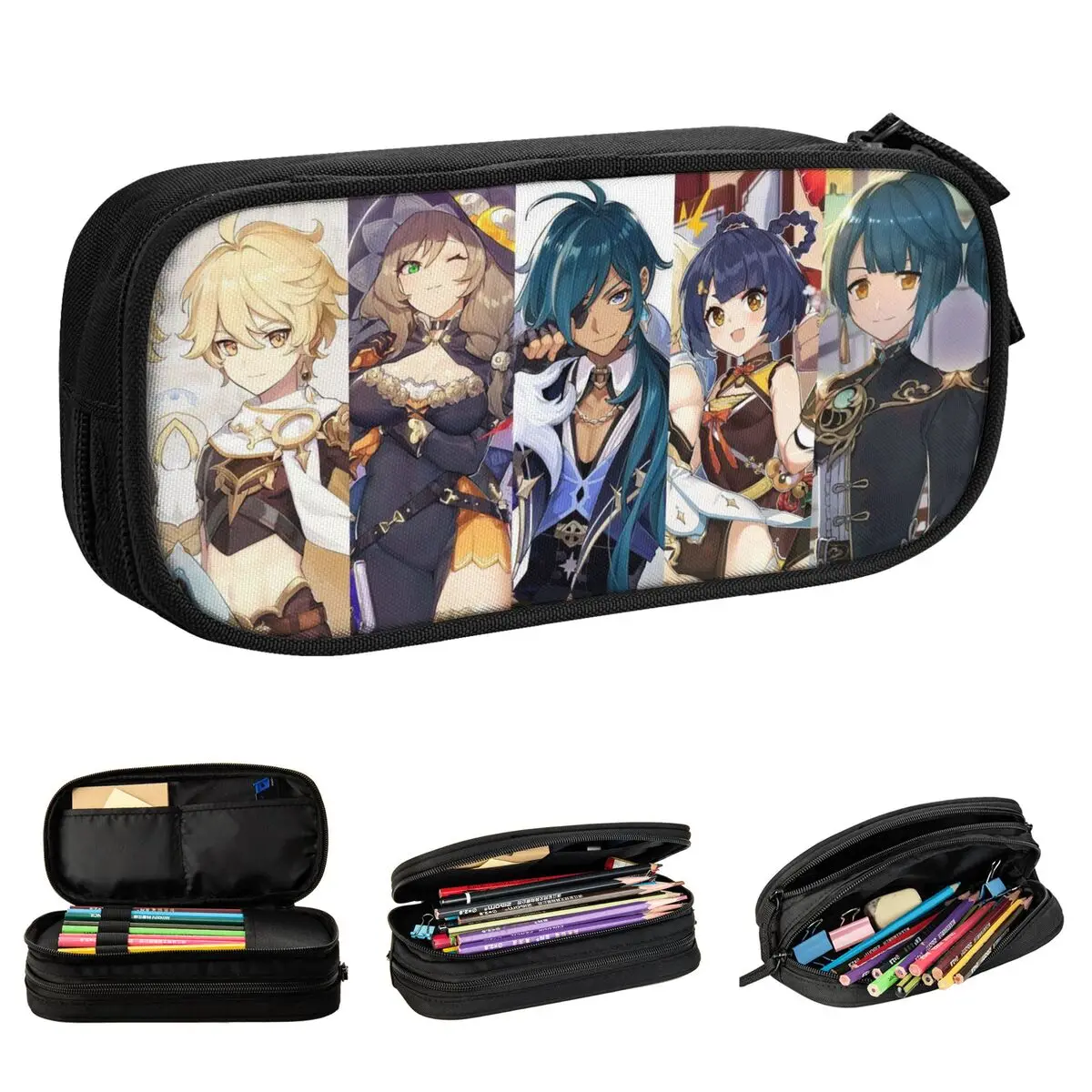 Новинка Genshin Impact 3 оформление задним дизайном держатель для девушек и мальчиков