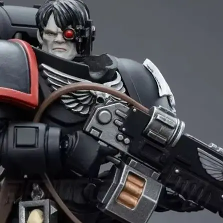 Фото В наличии: JOYTOY Warhammer 40K Raven Guard Intercessors Brother Nax, модель игрушки, фигурка 1/18 №1