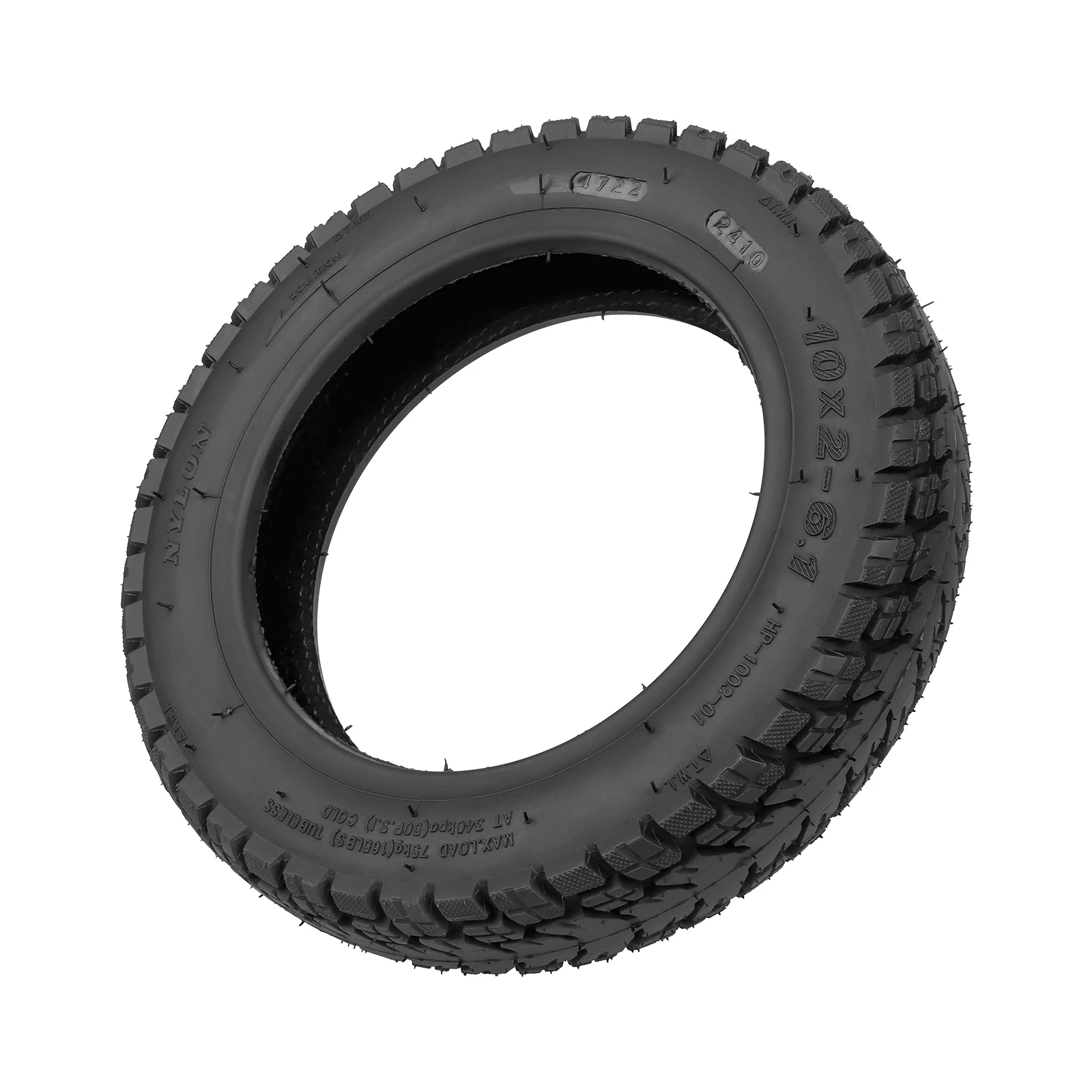 

Ulip 10 Inch Electric Scooter Self-Repairing Tire 10x2-6.1 Tubeless Tire Vacuum Tire Explosion-Proof For M365 Pro Pro2 1S MI3