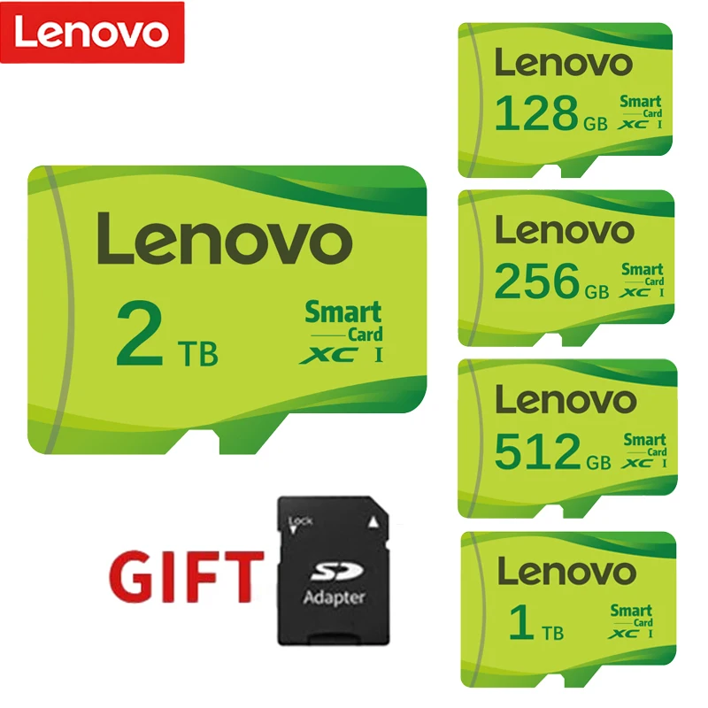 Фото Micro TF SD карта Lenovo 1 ТБ, класс 10, 512 ГБ, 256 ГБ №1