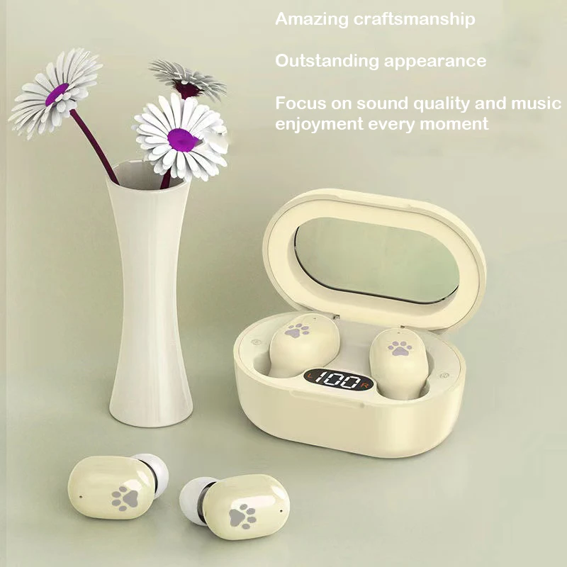 

Real Wireless Bluetooth Headset 2022 New Mini Cute Noise Reduction High Beauty for Men and Women