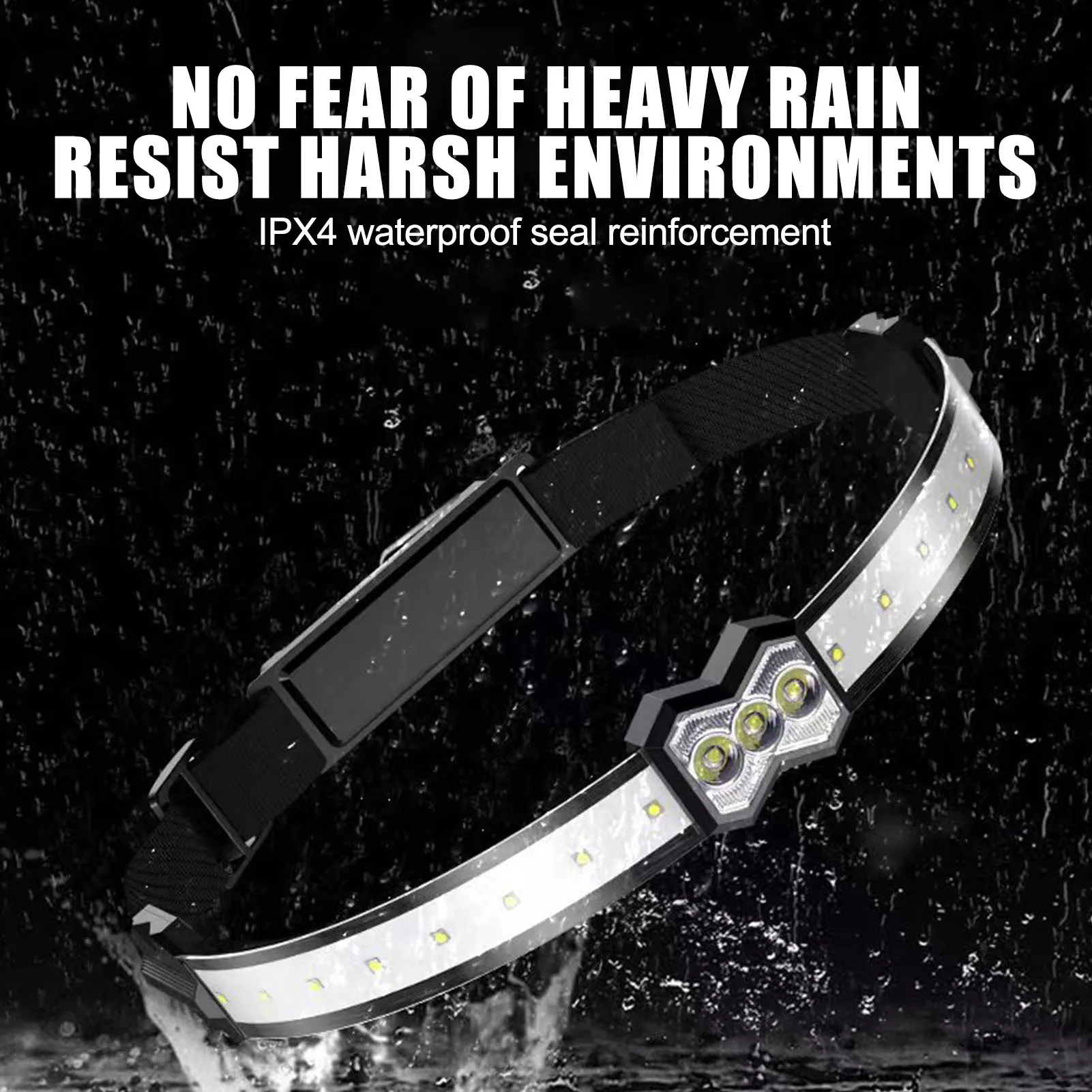 

Powerful Headband Flashlights Powerful Lighting Lighthouse With LED Large-scale Lightweight Head Lamp For Outdoor Fishing