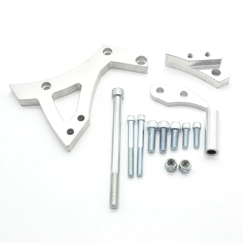 

Alternator Bracket Kit Polished Billet Aluminum for Ford 351C Alternator Bracket 351 Cleveland Auto Parts