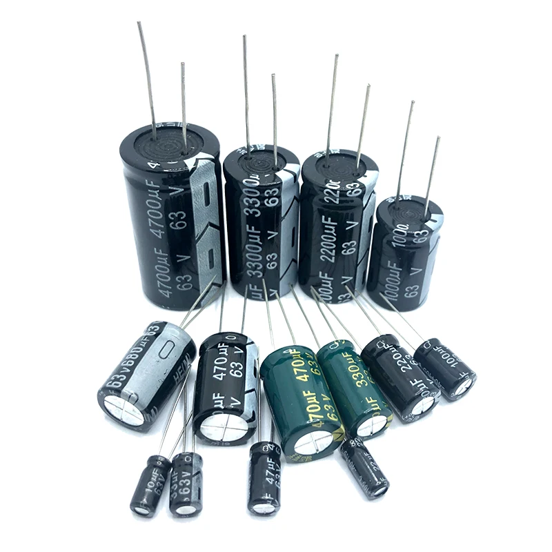 Алюминиевые Электролитические Конденсаторы 63В 2200мкф 18x3 5 мм 2200uf63v 63v2200mf 2200mf63v 63wv