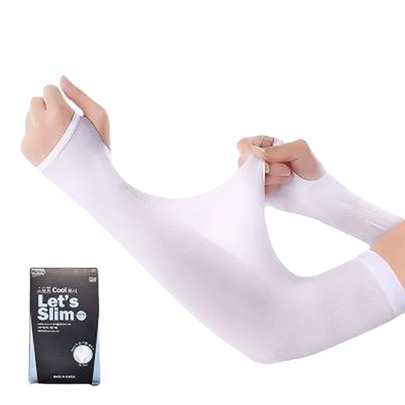 

Cycling Gloves Fingerless Sun Protection Sleeves Summer Gloves Outdoor Thin Section Women's Ice Silk Sleeves Motorcyclist