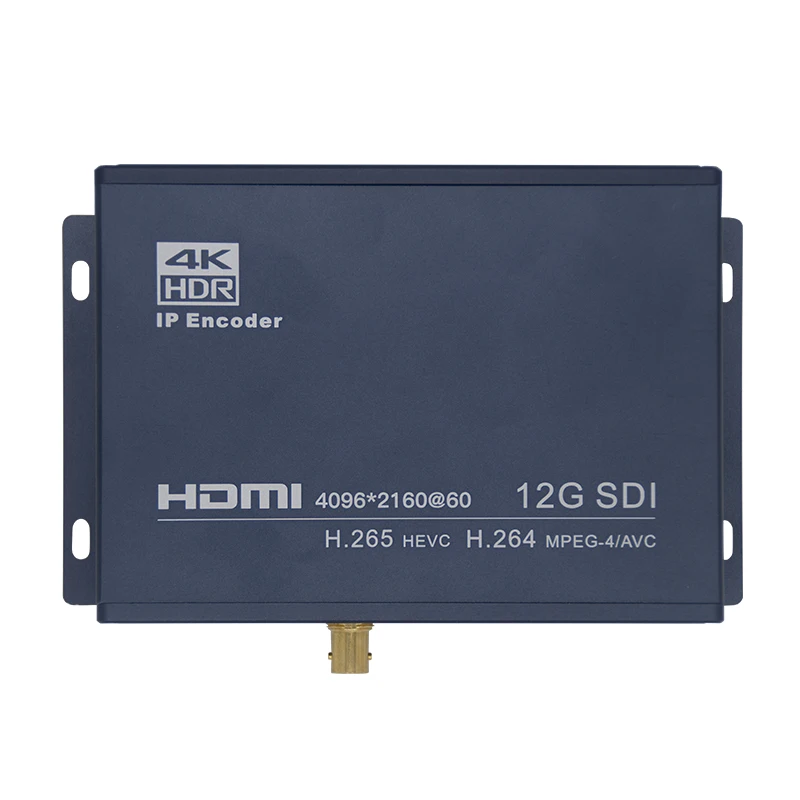 Фото Высококачественный UHD 4K60 HDMI видеокодер для потоковой передачи SRT RTMPS WebRTC, 12G SDI кодер №3