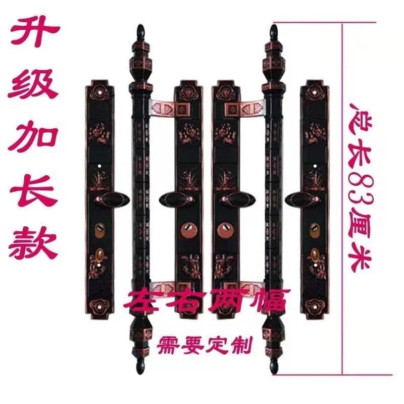 

Deluxe antique door Chinese double door single door European handle