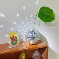 101520cm cherry disco ball ball kawaii living room mirror glass tile modern bar ktv light reflection making home decoration